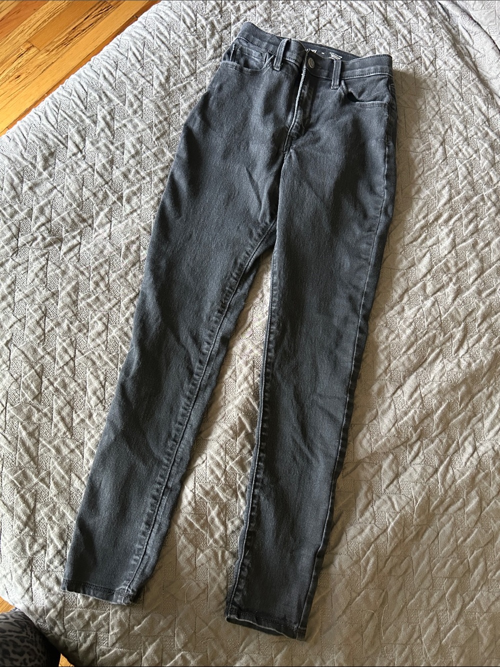 Old Navy Extra High-Rise Rockstar girls Jeggings in Washed Black size 14